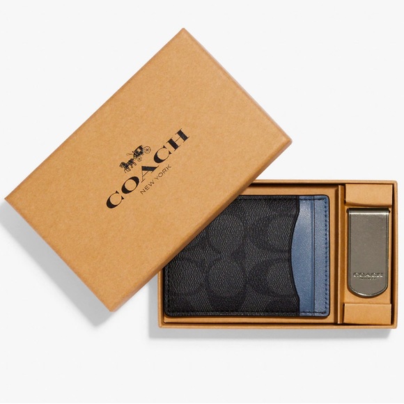 Coach Accessories Coach Mens Wallets Boxed 3 In Card Case Gift Set